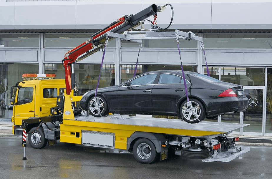 حمل خودرو با جرثقیل